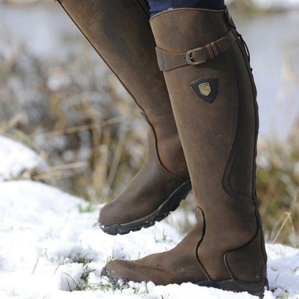 Maeve™ | Waterproof Leather Riding Boots