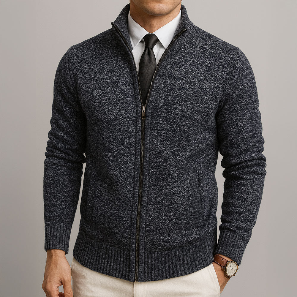 Bennett™ | Men’s Zip-Up Merino Wool Cardigan