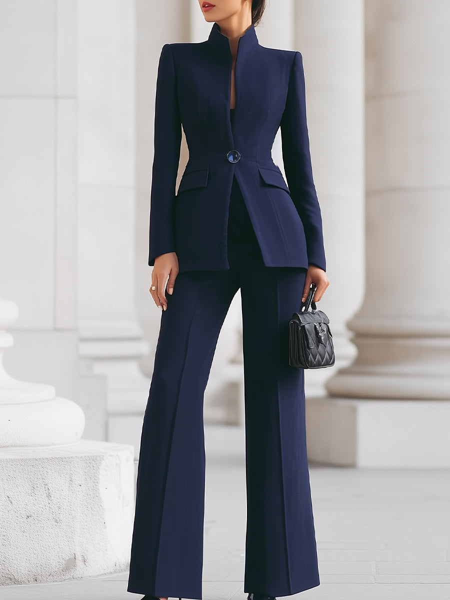 Adrielle™ | Elegant Blazer & Trouser Suit Set