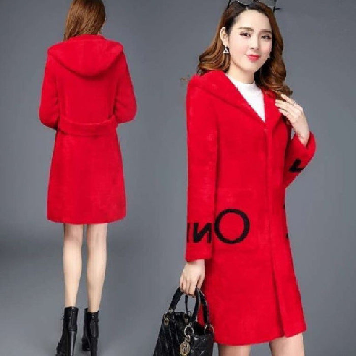 Women's Mid-Length SpringAutumn Chic Trench Coat New Style Versatile Outerwear