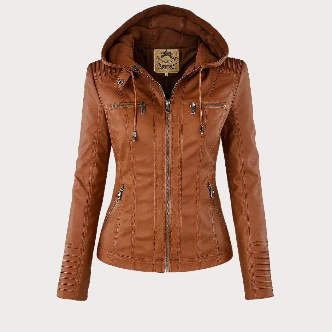 Sophie™ | Durable and Elegant Leather Jacket
