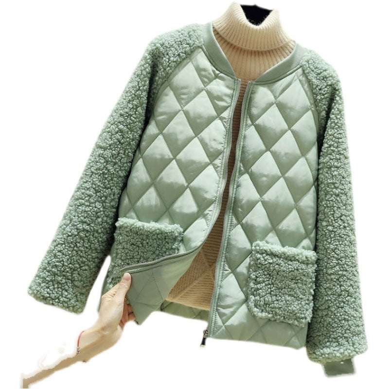 Women's Thickening Short Stitching Cotton-padded Jacket