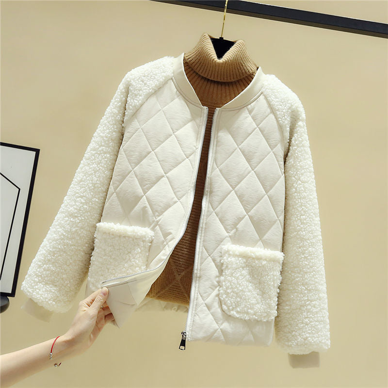 Women's Thickening Short Stitching Cotton-padded Jacket