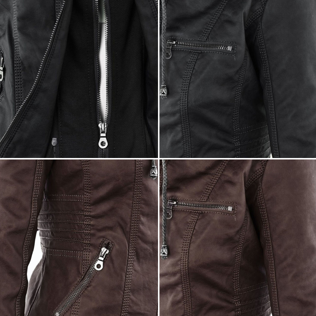 Sophie™ | Durable and Elegant Leather Jacket