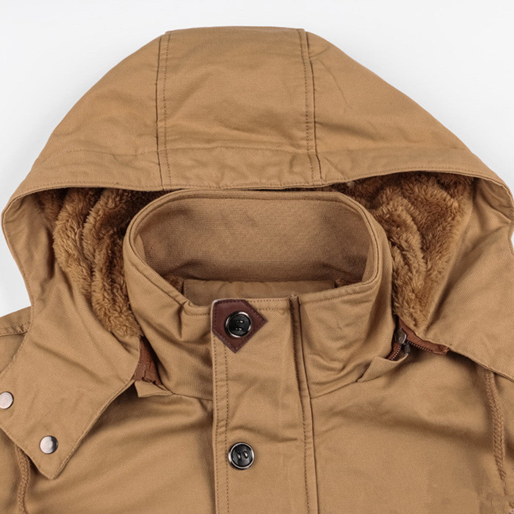 Men’s Heavy-Duty Winter Fleece Lining Jacket