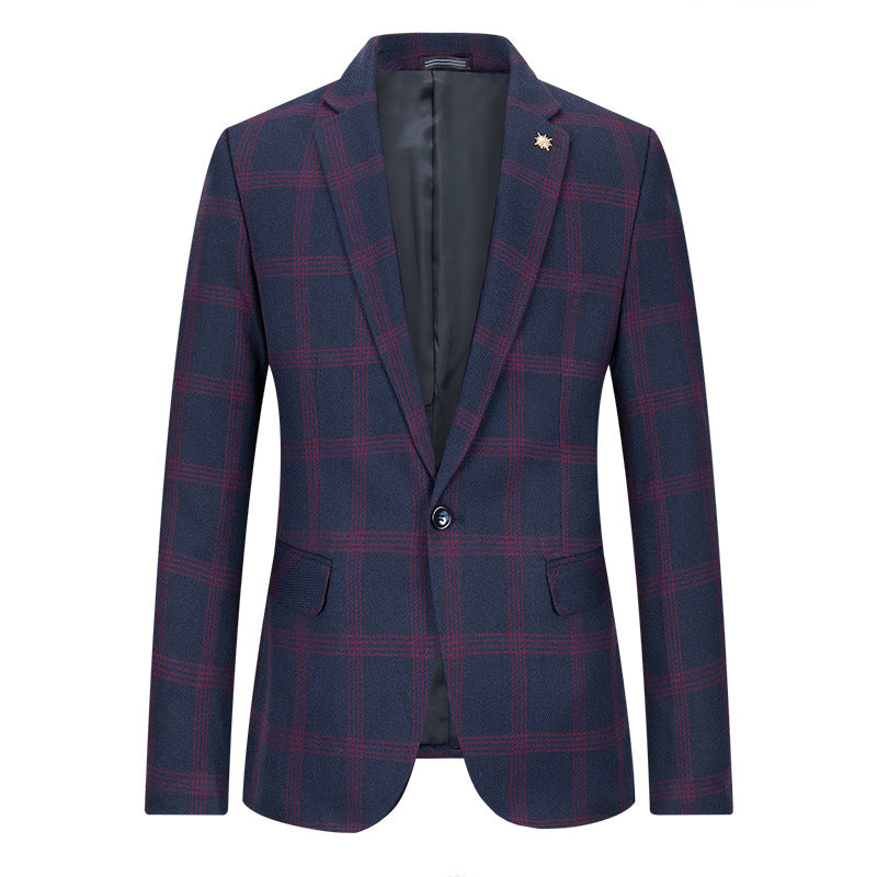 Men's Trendy Slim Fit Small Business Suit Casual Handsome Coat