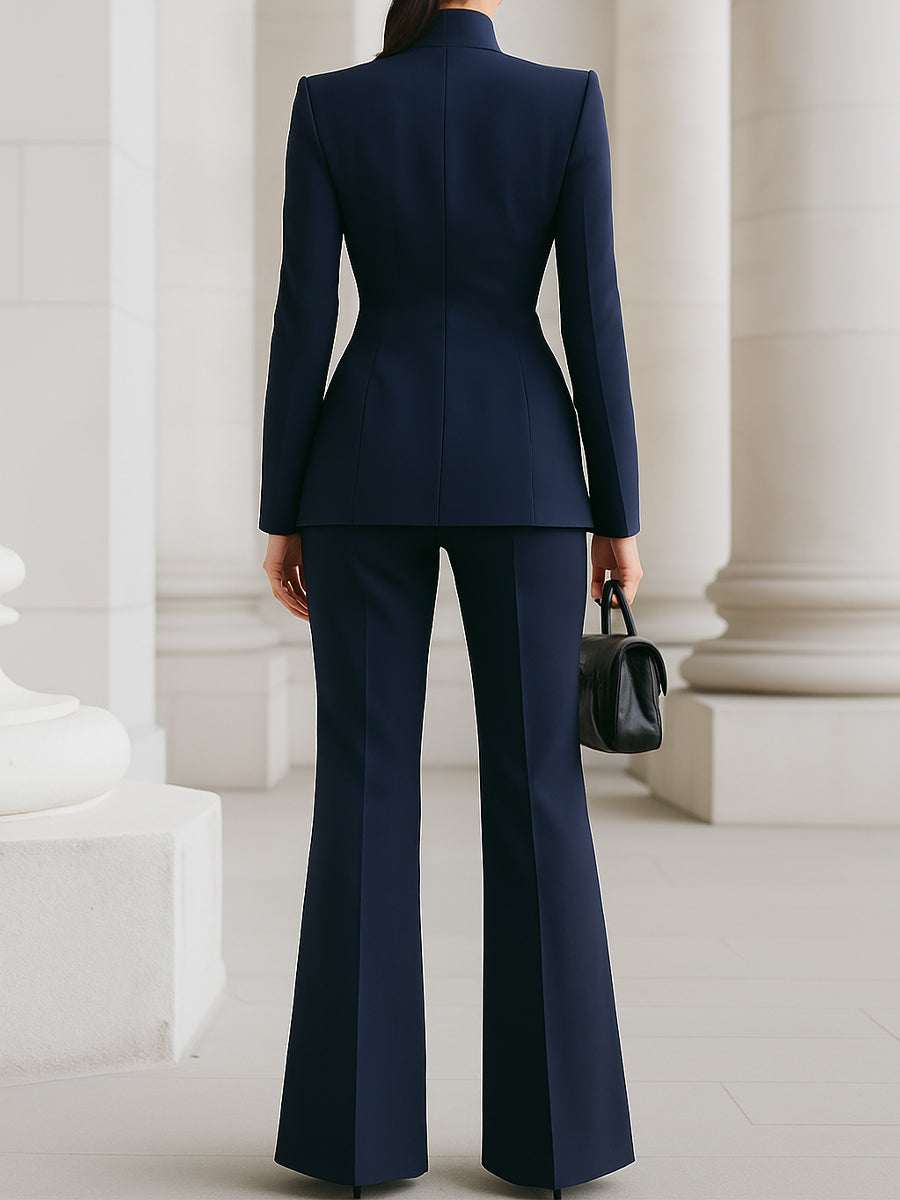 Adrielle™ | Elegant Blazer & Trouser Suit Set
