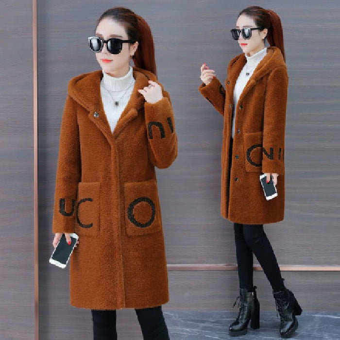 Women's Mid-Length SpringAutumn Chic Trench Coat New Style Versatile Outerwear