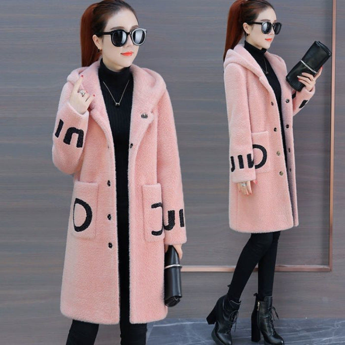 Women's Mid-Length SpringAutumn Chic Trench Coat New Style Versatile Outerwear