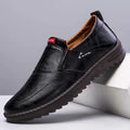 Men's Leather Shoes Spring Leisure Slip-on