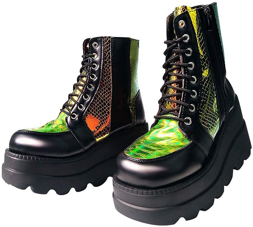 Plus Size Female Punk Style Platform