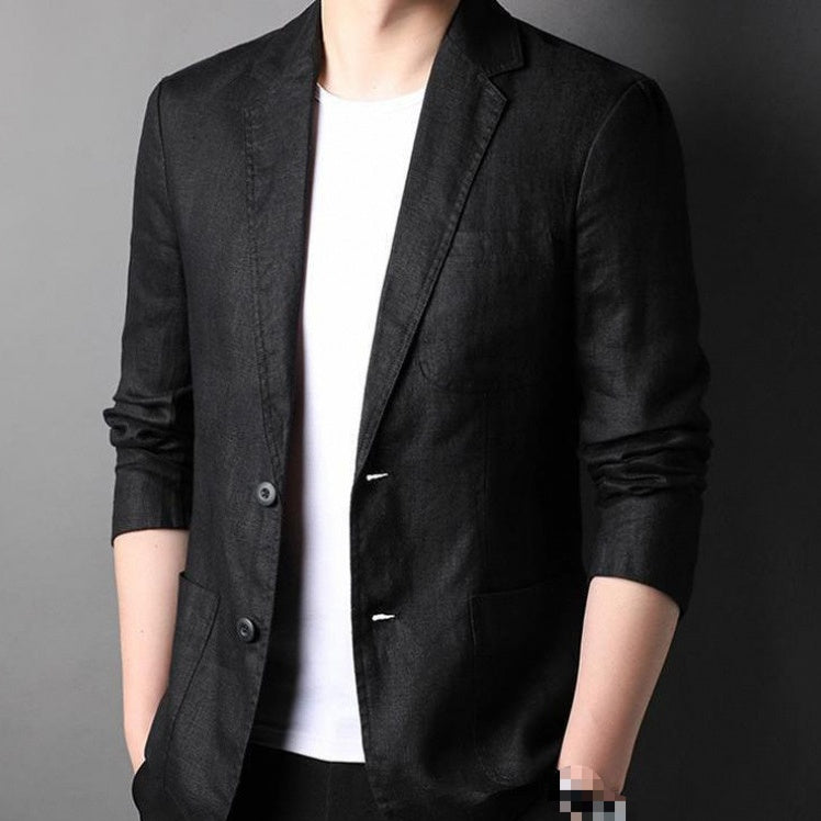 Linen Leisure Suit Men's Spring And Summer Thin