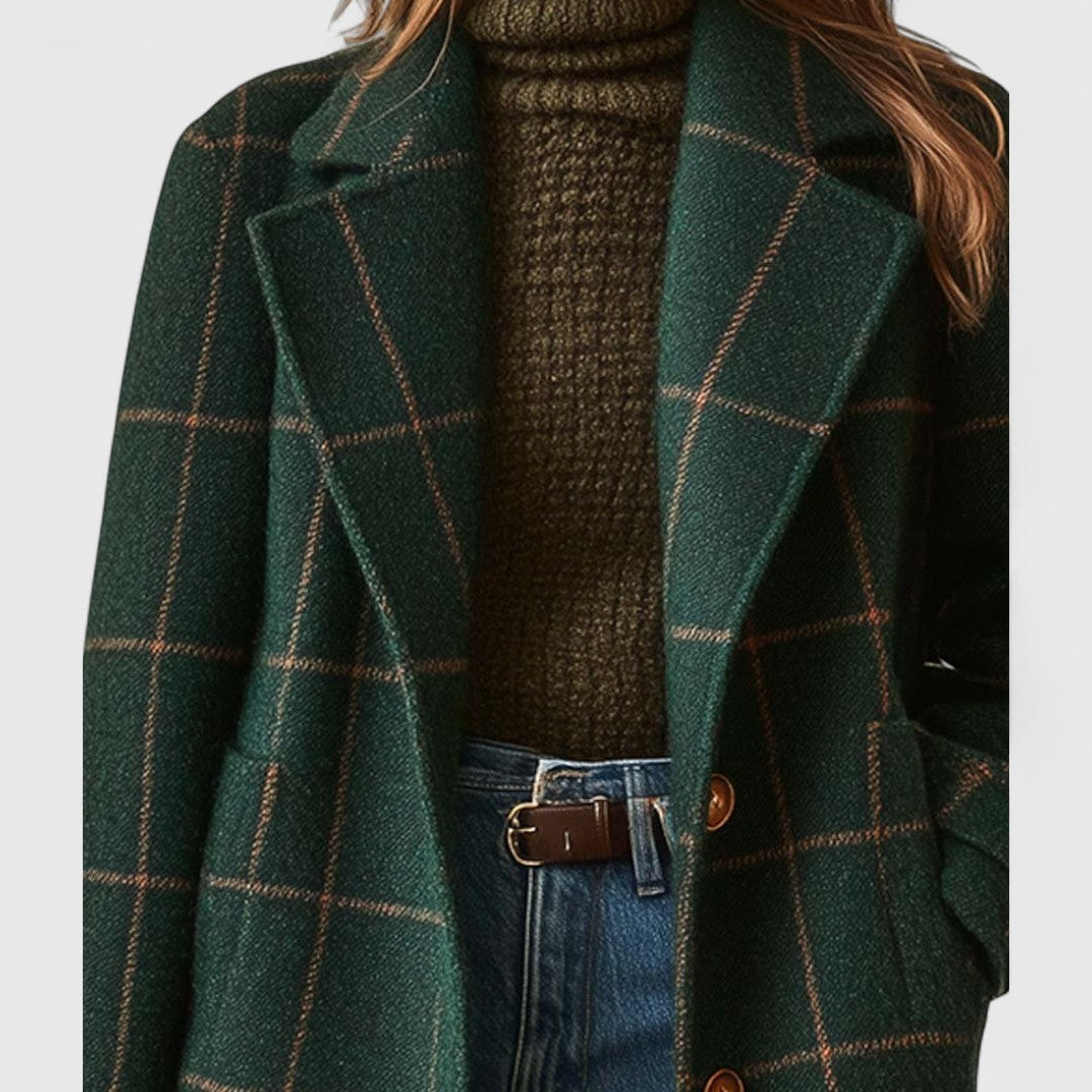 Emma™ | Classic Check Coat