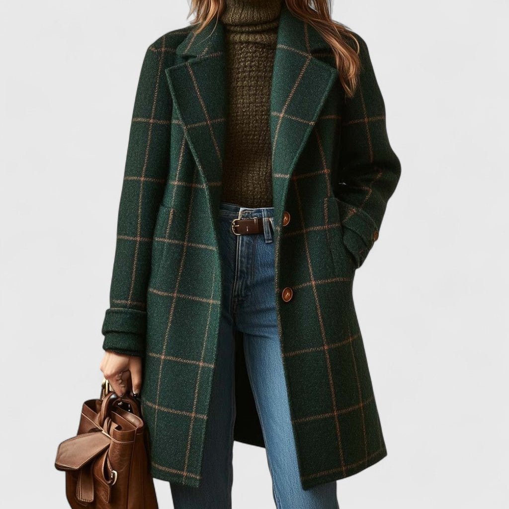 Emma™ | Classic Check Coat